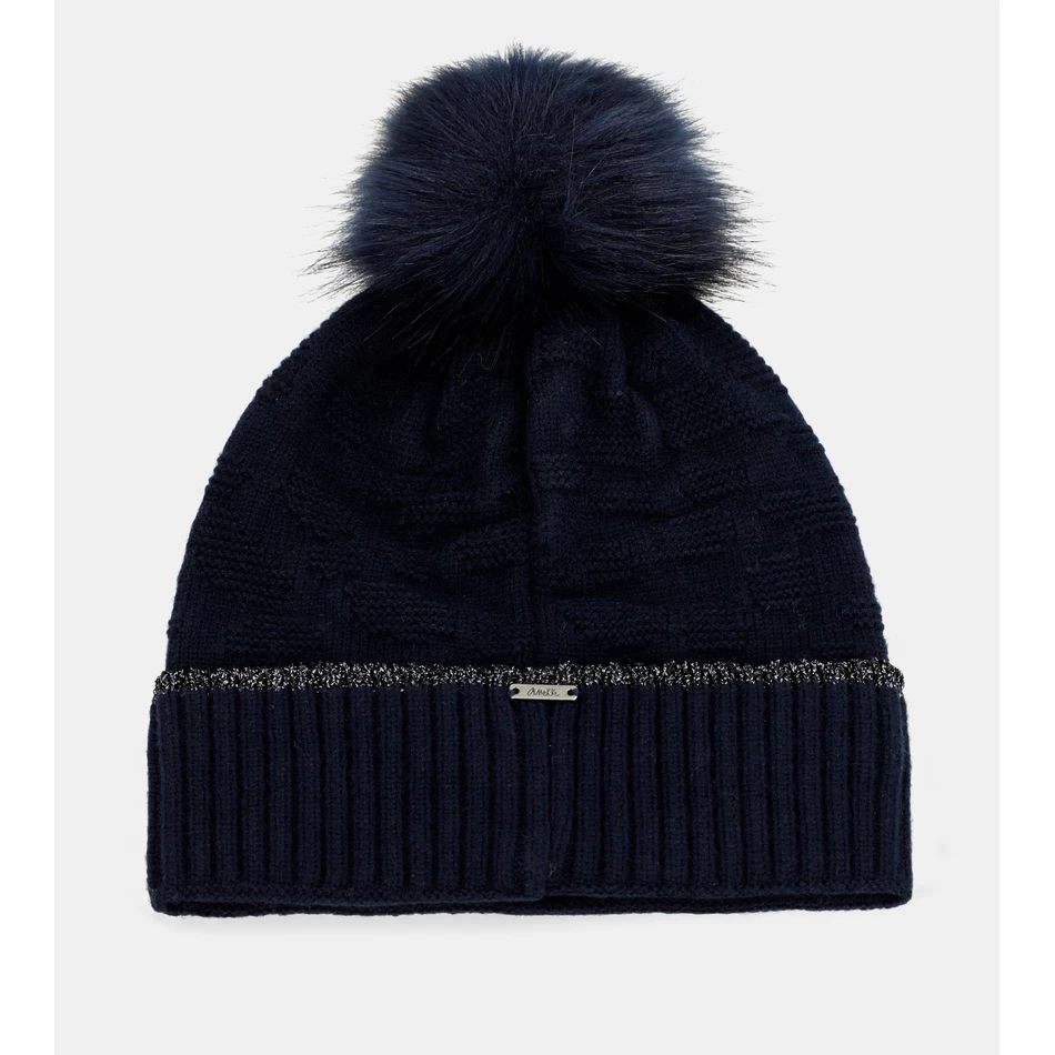 Anekke Navy Blue Shodō Wool Hat