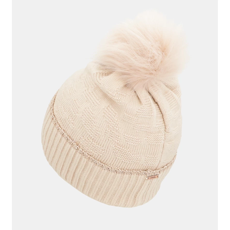 Anekke Beige Shodō Wool Hat