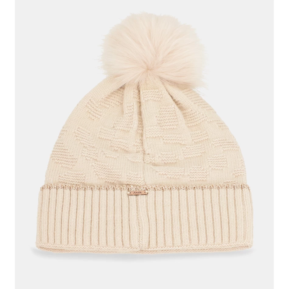 Anekke Beige Shodō Wool Hat