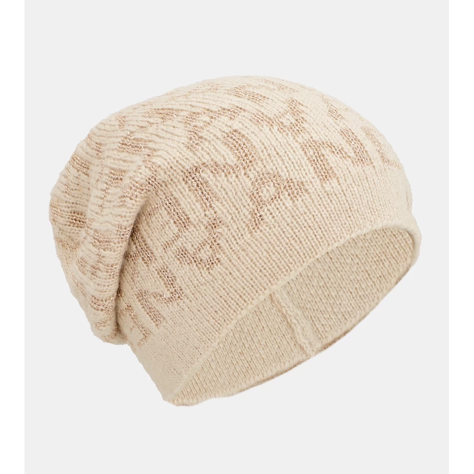 Anekke Beige Contemporary Wool Hat
