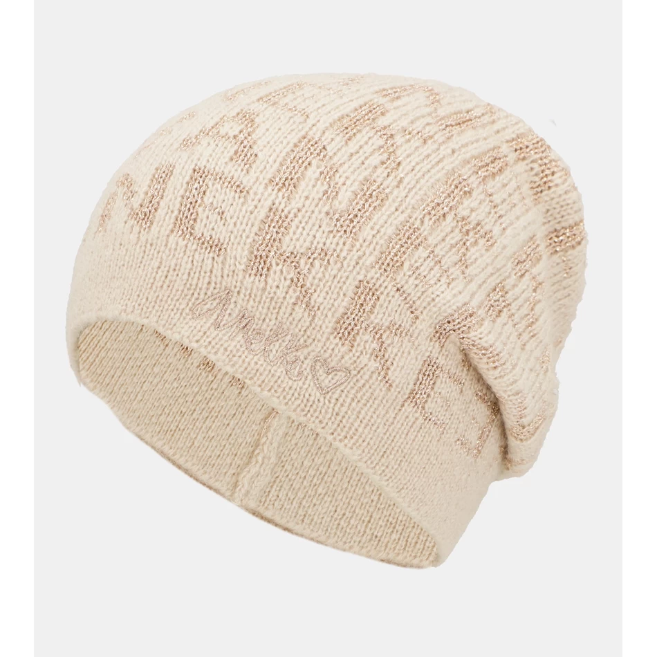 Anekke Beige Contemporary Wool Hat