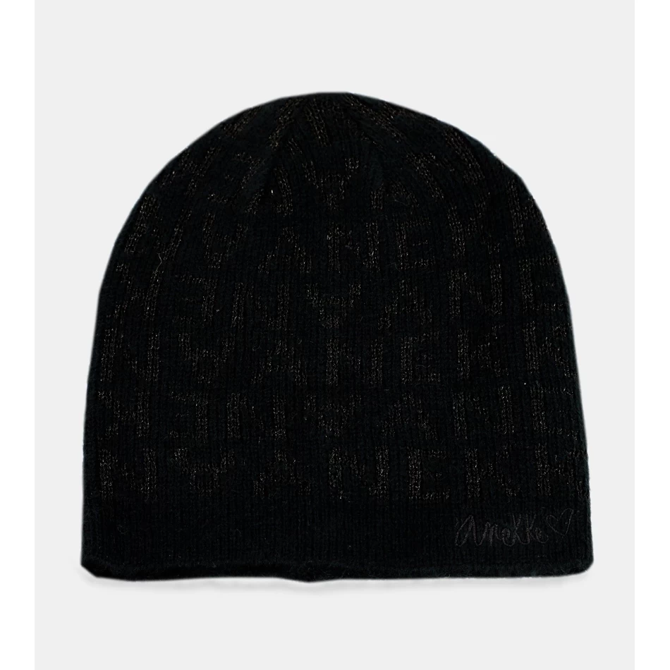 Anekke Black Contemporary Wool Hat