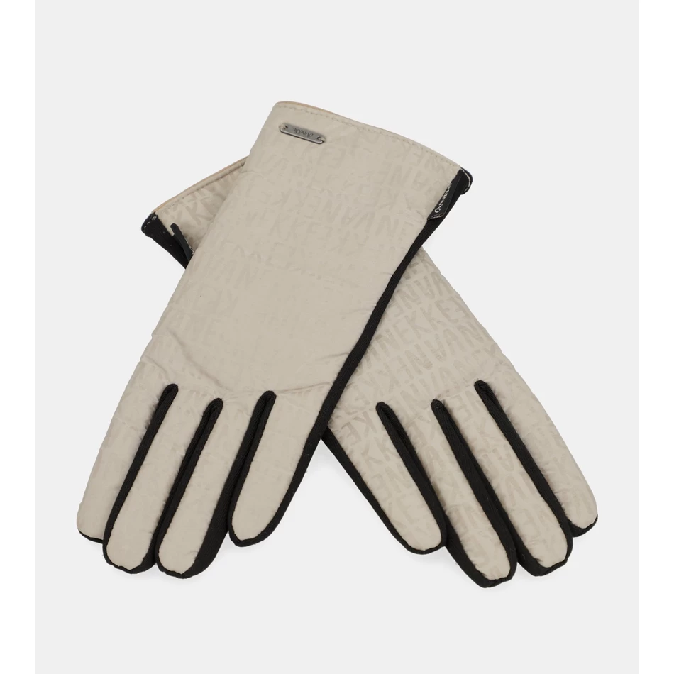 כפפות עכשוויות בצבע שחור ובז' Anekke