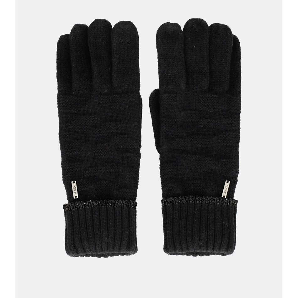 Anekke črne Pletene Rokavice