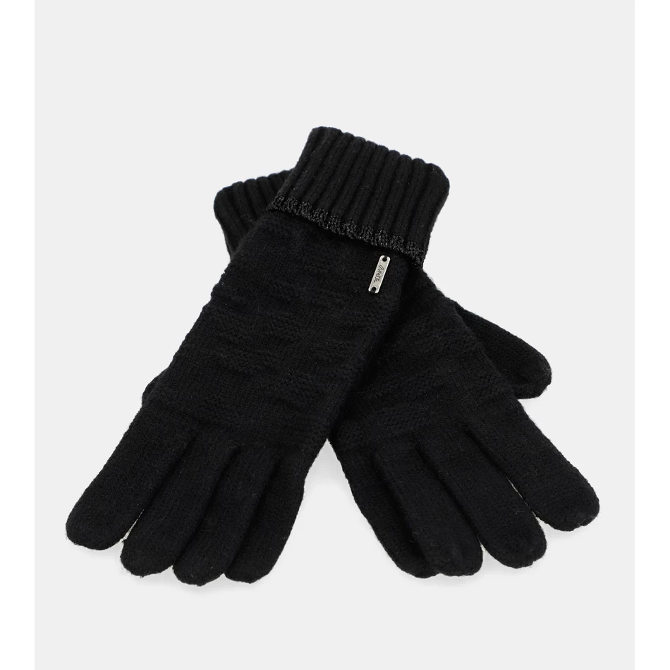 כפפות סריג שחורות Anekke