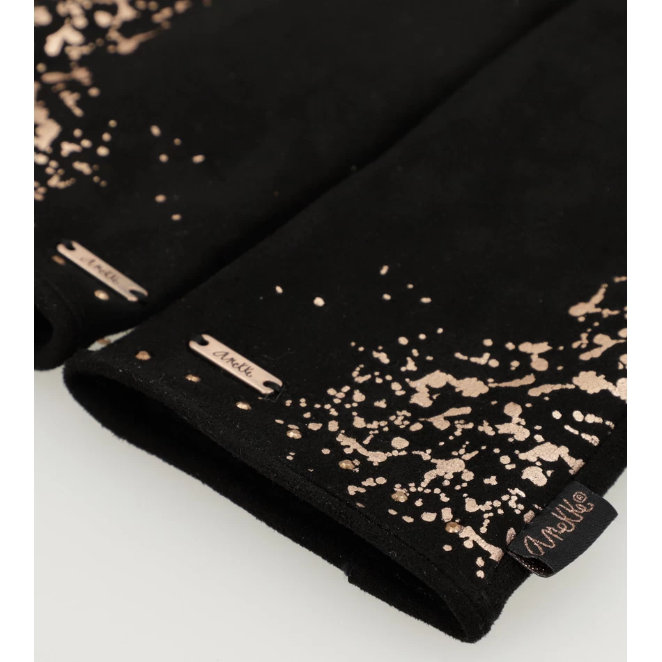 Anekke Melni Flīsa Cimdi