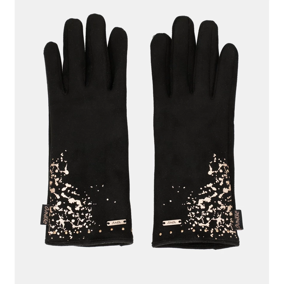 Anekke Melni Flīsa Cimdi