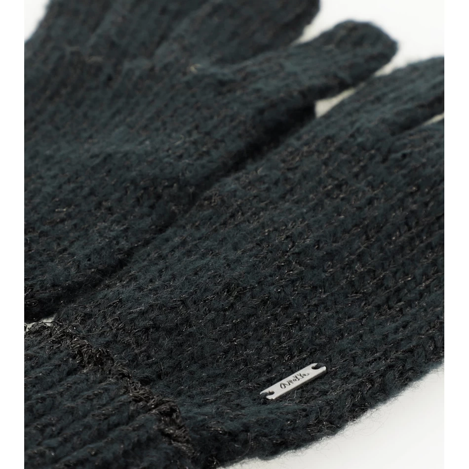 قفازات لوجومانيا سوداء من Anekke