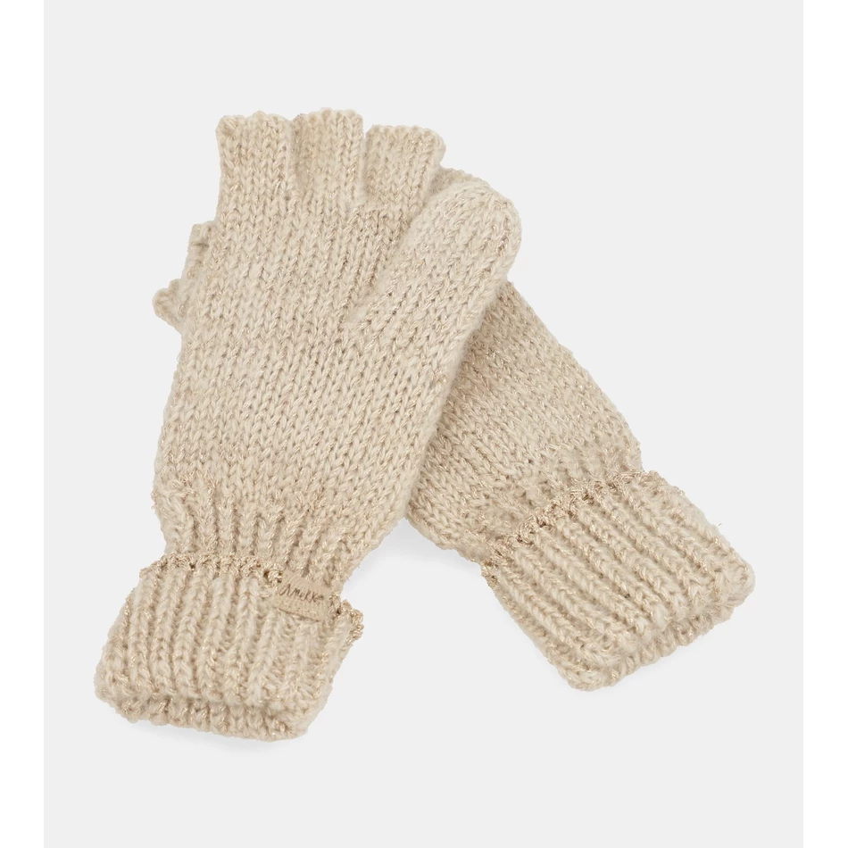 כפפות לוגו Anekke בז'