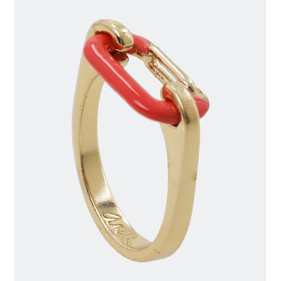 Anekke Gold carabiner ring