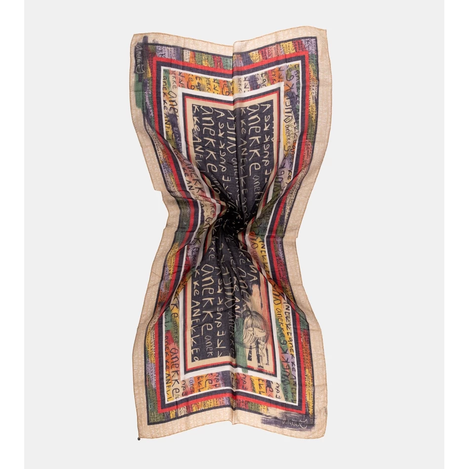 Anekke Magic Souls Navy Apdrukas šalle