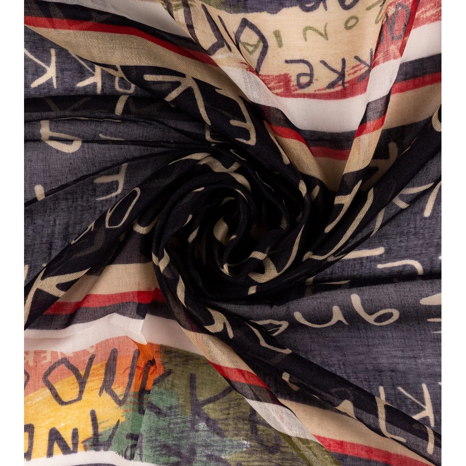 Anekke Magic Souls Navy Apdrukas šalle