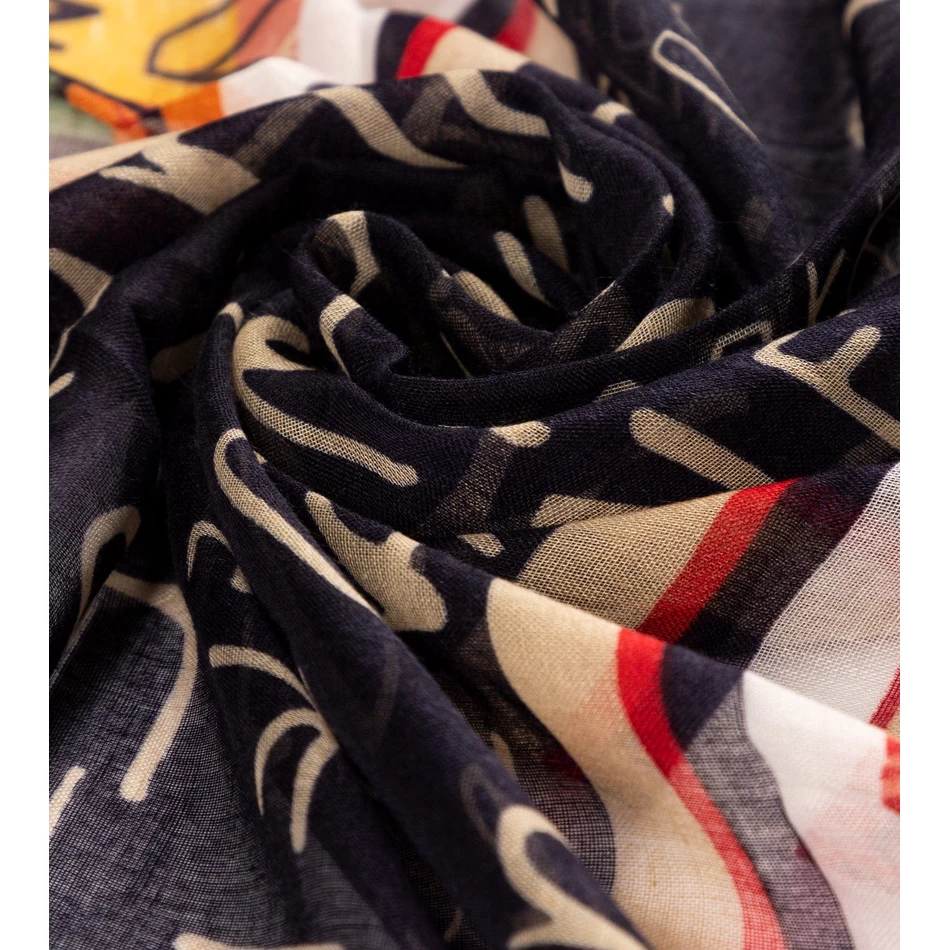 Anekke Magic Souls Navy Apdrukas šalle