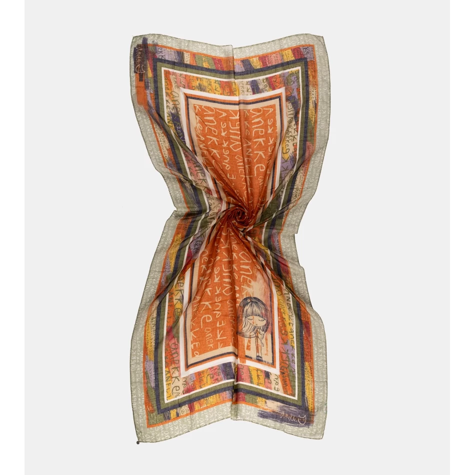 Anekke Magic Souls Okera Apdrukas šalle