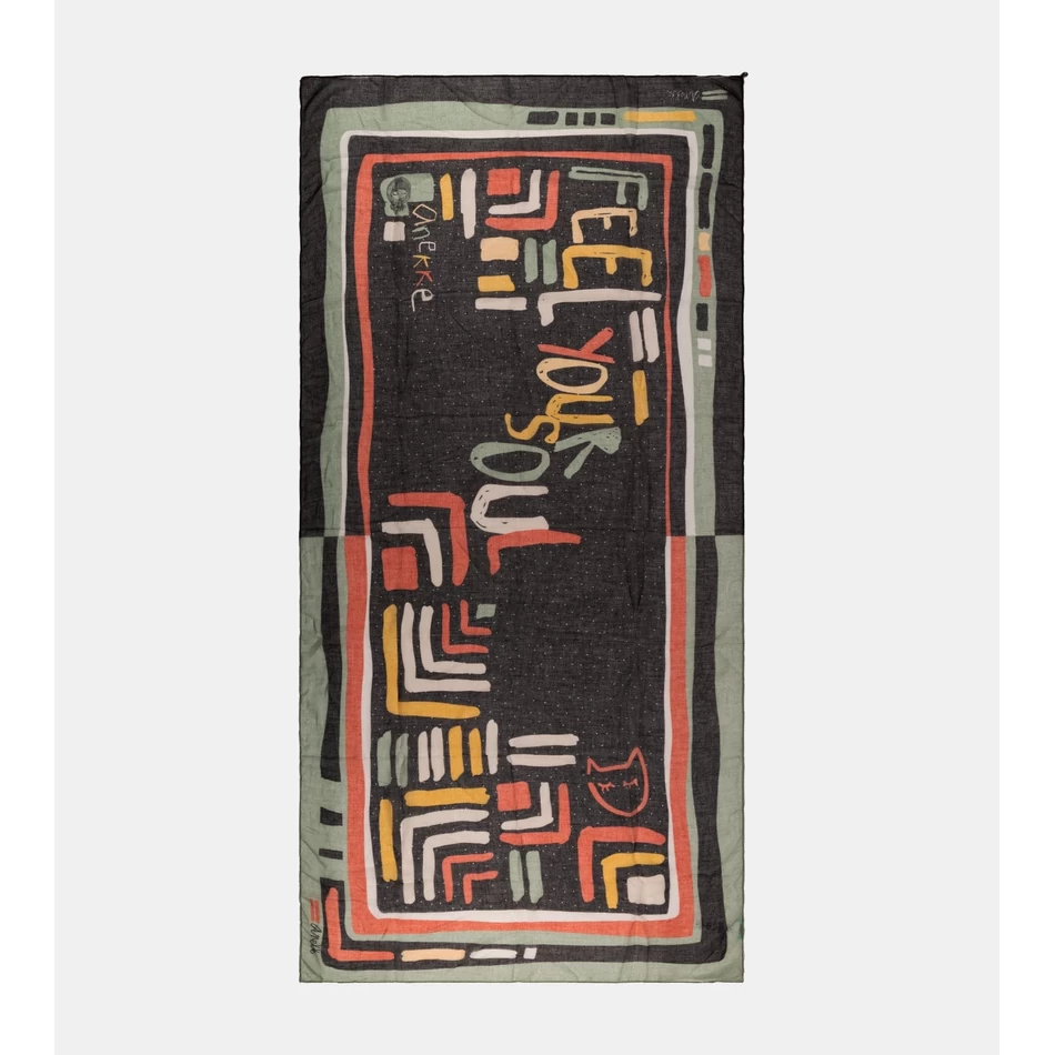 Anekke Kene black printed scarf