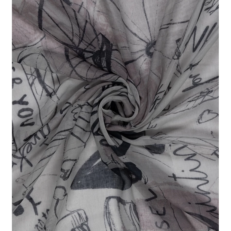 Anekke Palete Pelēka šalle