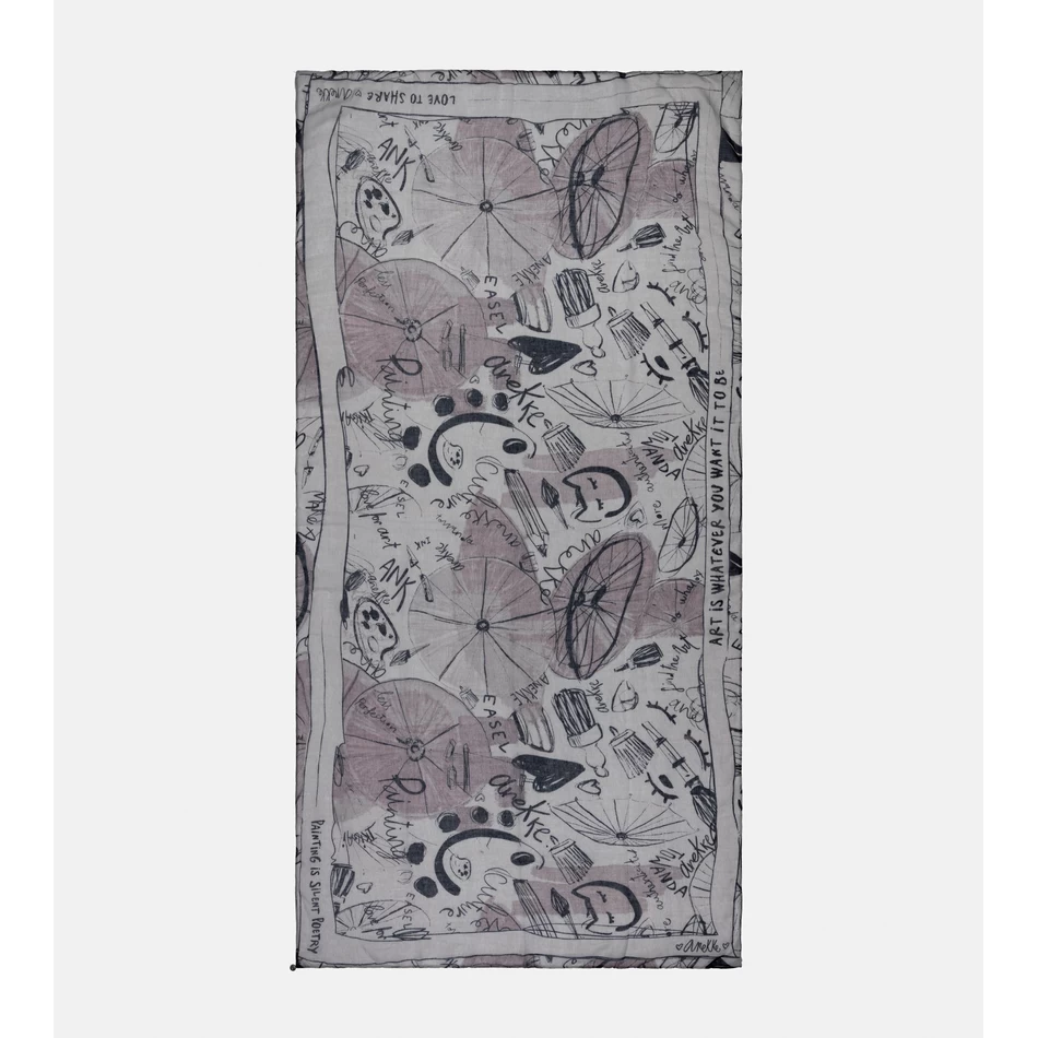 Anekke Palette grey scarf