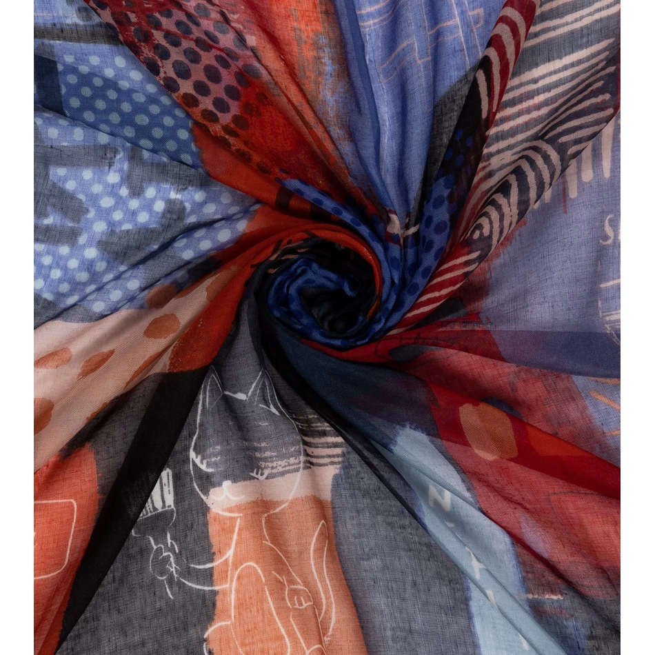 Anekke Kyomu Blue Scarf