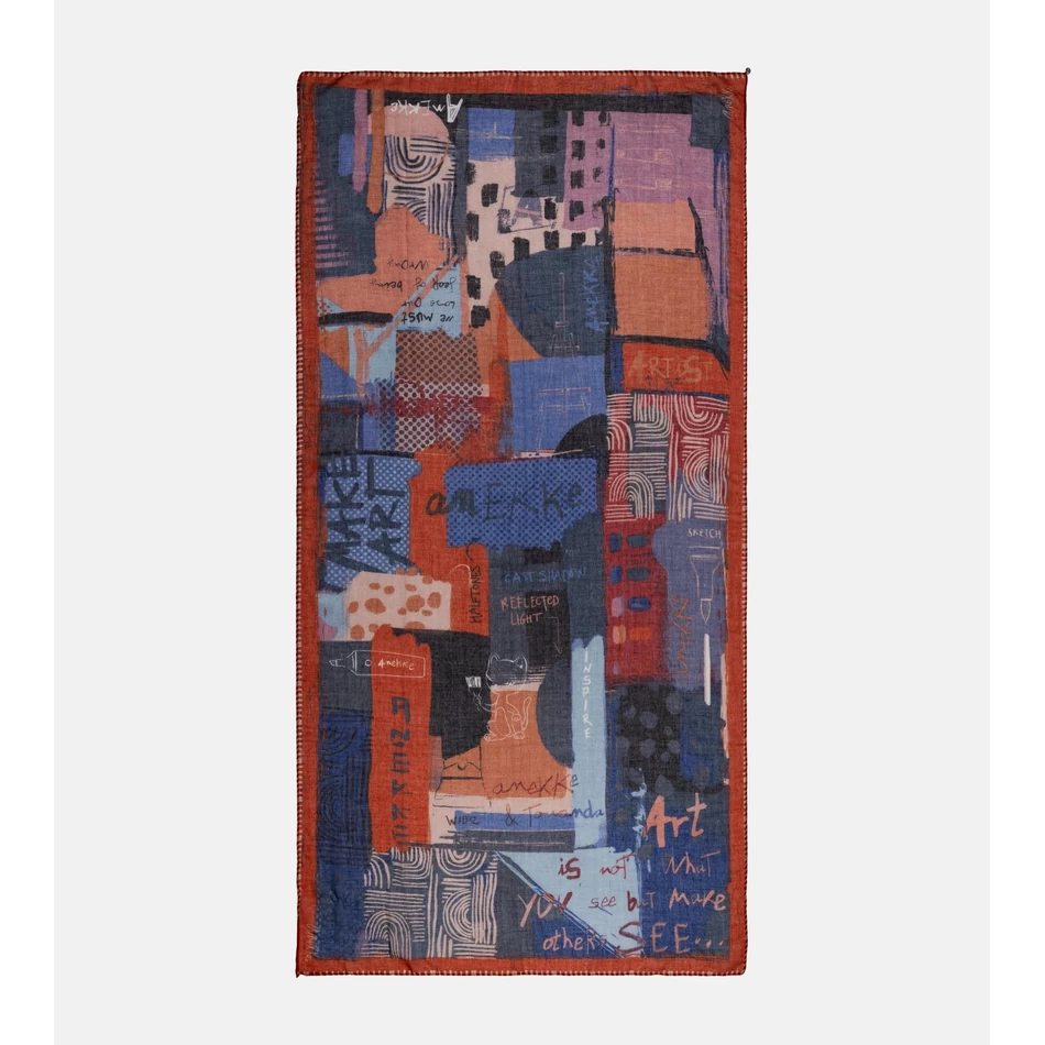 Anekke Kyomu blue scarf