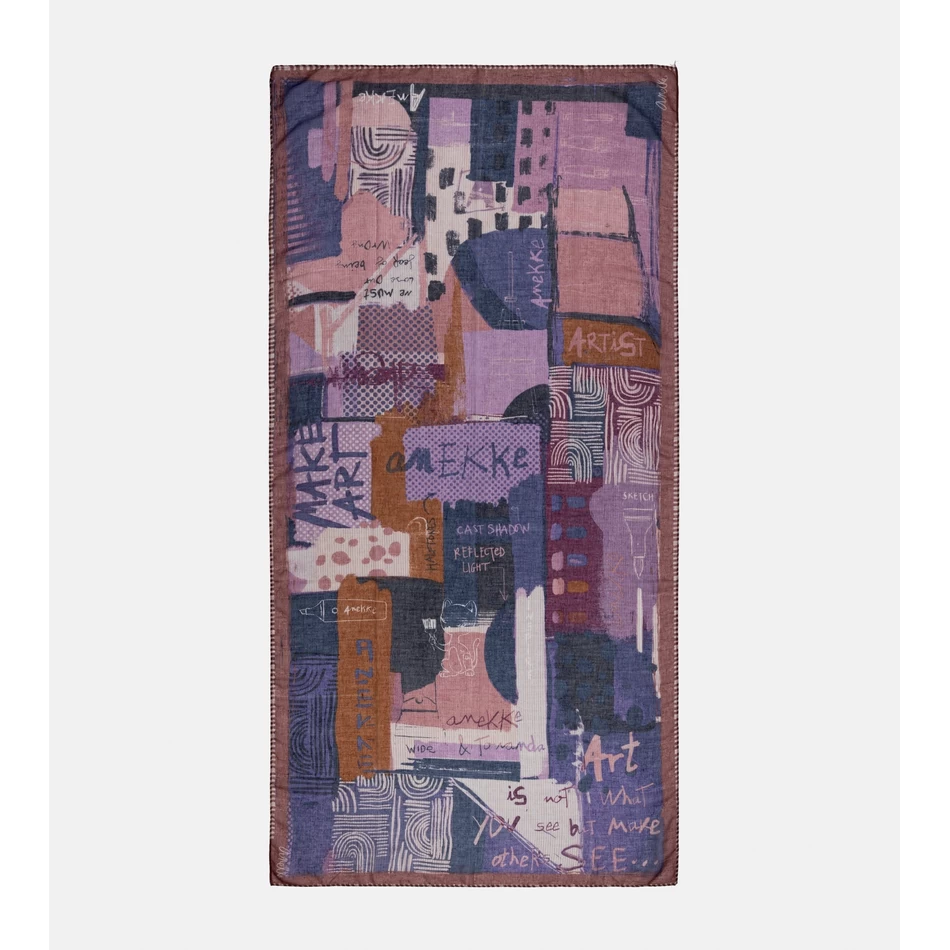 Anekke Kyomu violet scarf