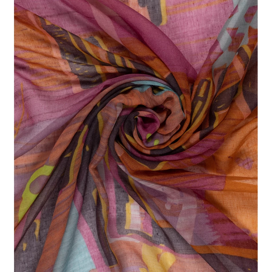 Anekke Eșarfă Violet Contemporană