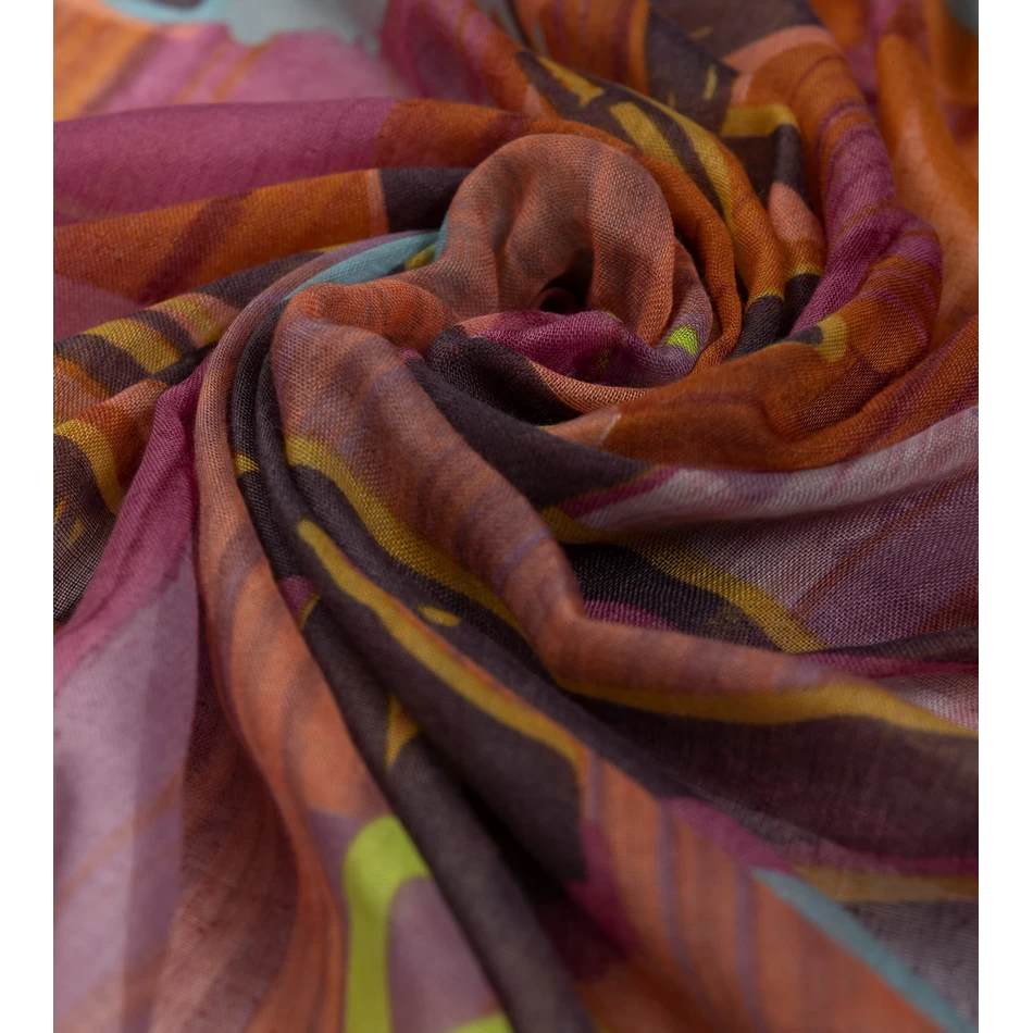 Anekke Eșarfă Violet Contemporană