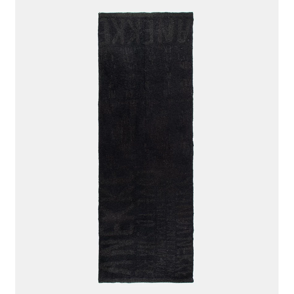 Anekke Eșarfă Logomania Neagră.