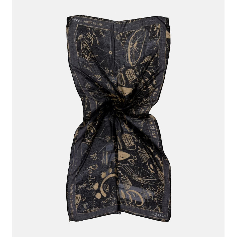 لوحة Anekke وشاح أسود Anekke