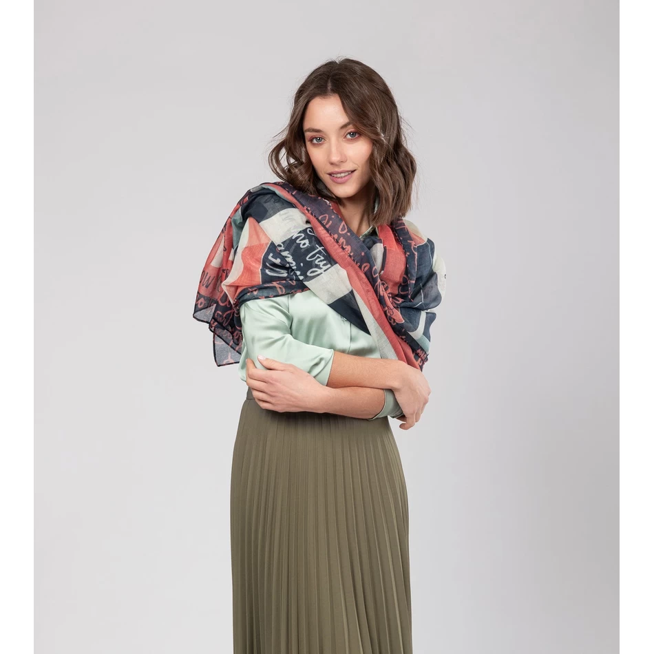 Anekke șaizeci Eșarfă Portocalie