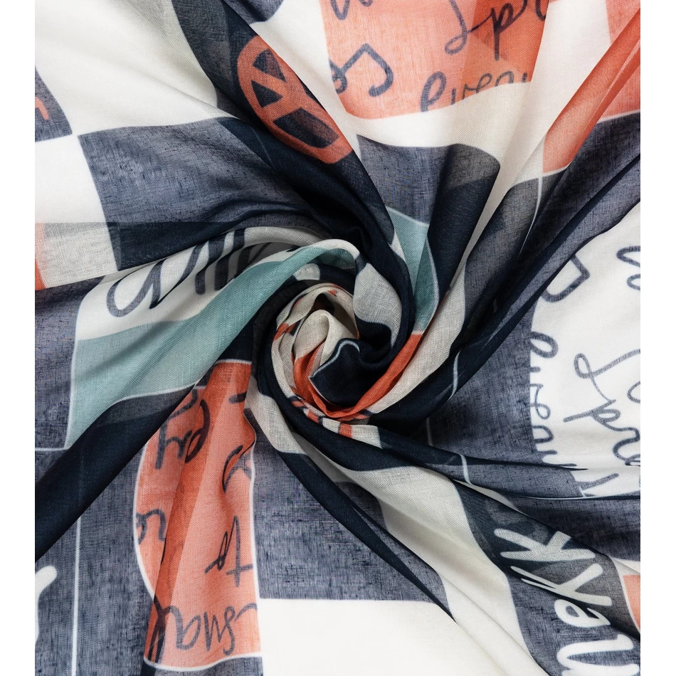 Anekke șaizeci Eșarfă Portocalie