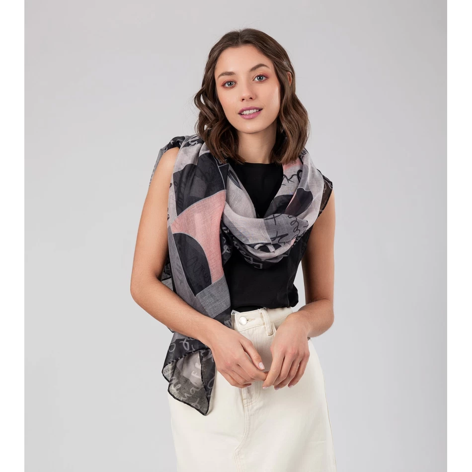 Anekke șaizeci Eșarfă Gri