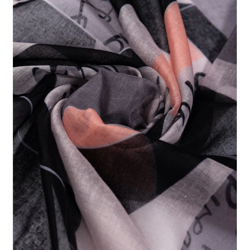 Anekke șaizeci Eșarfă Gri