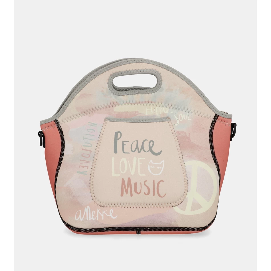 Anekke Peace & Love неопренова чанта за обяд