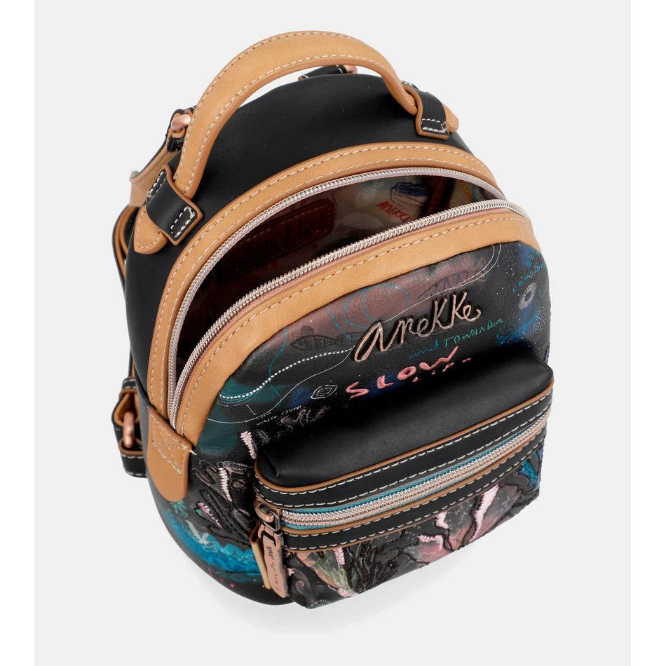 Anekke Coral black Mini backpack for strolling