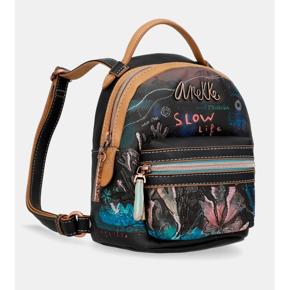 Anekke Coral black Mini backpack for strolling