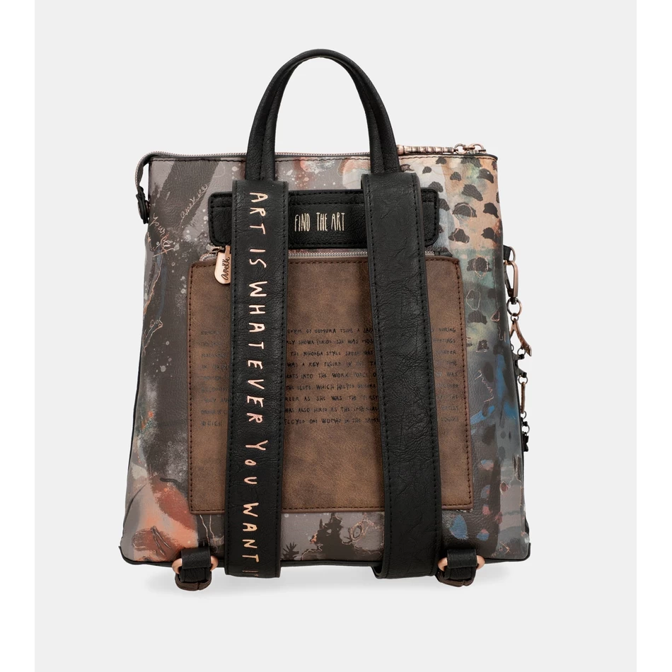 Anekke Shōen Mochila Preta Média