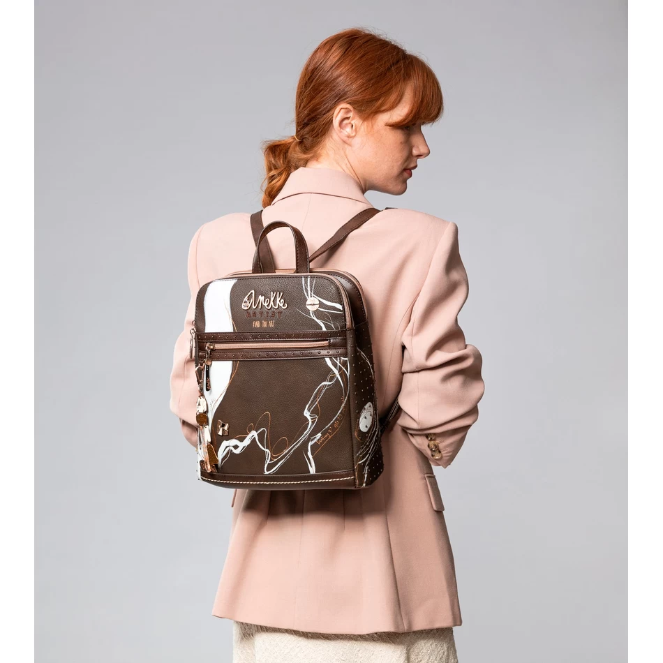 Anekke Nature Shodō 2 compartment backpack brown