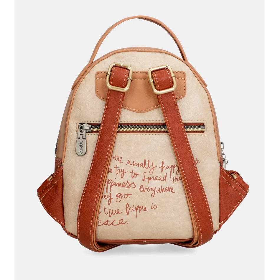 Anekke Paqe & αγάπη Camel μικρό σακίδιο