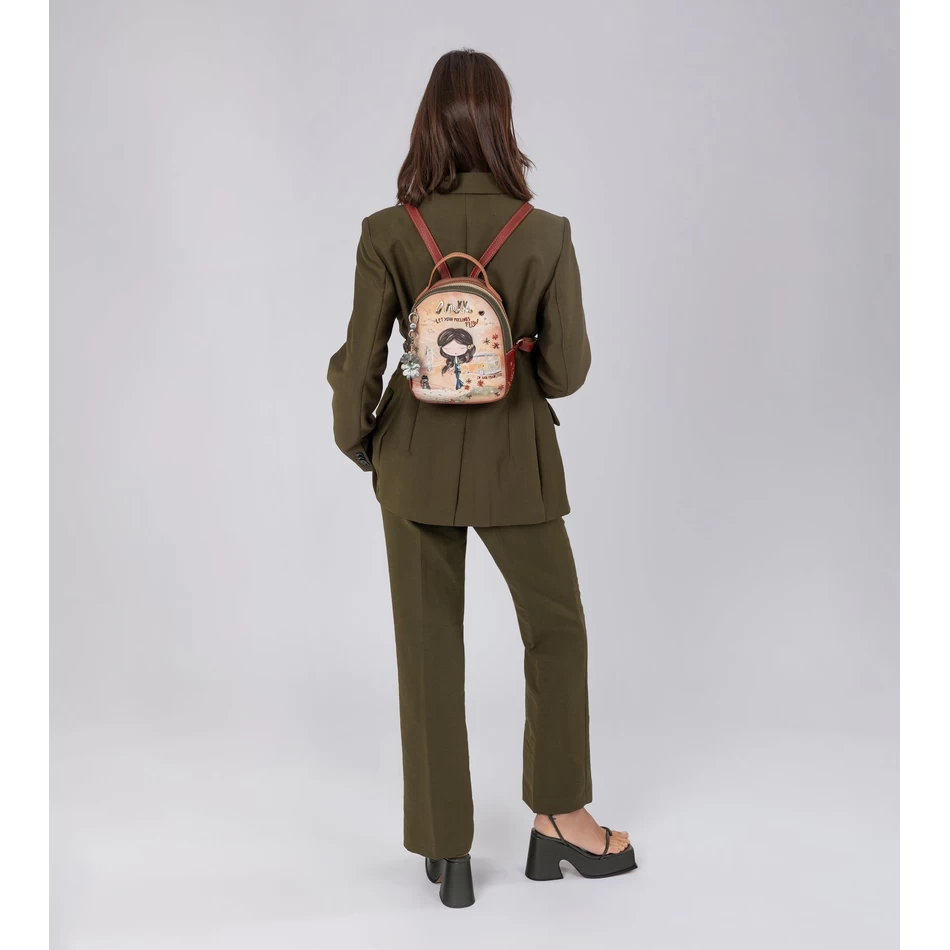 Anekke Paqe & αγάπη Camel μικρό σακίδιο