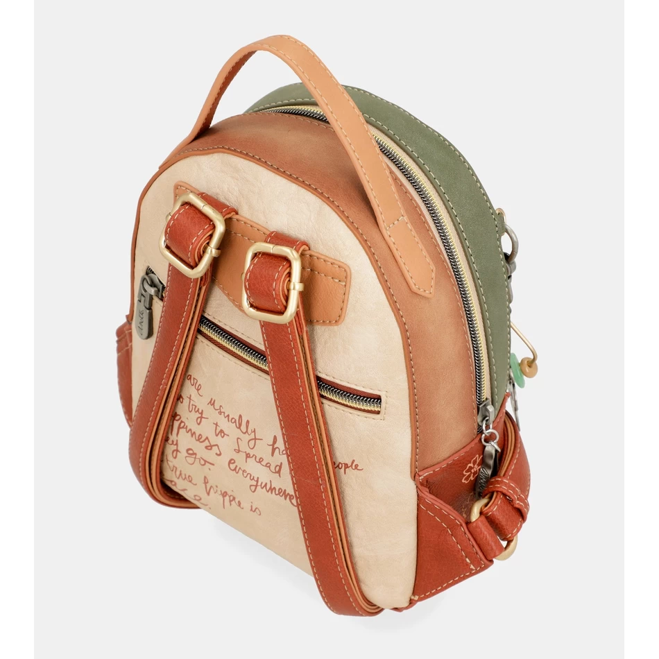 Anekke Paqe & αγάπη Camel μικρό σακίδιο