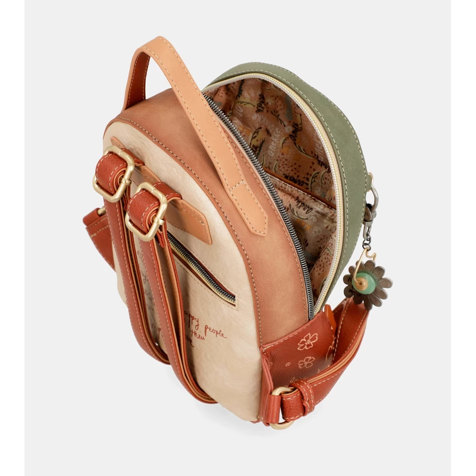 Anekke Paqe & αγάπη Camel μικρό σακίδιο