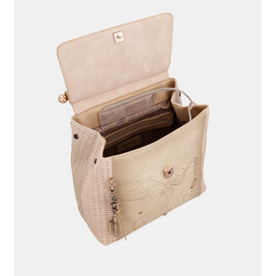 Mochila Anekke Studio Nude Com Aba