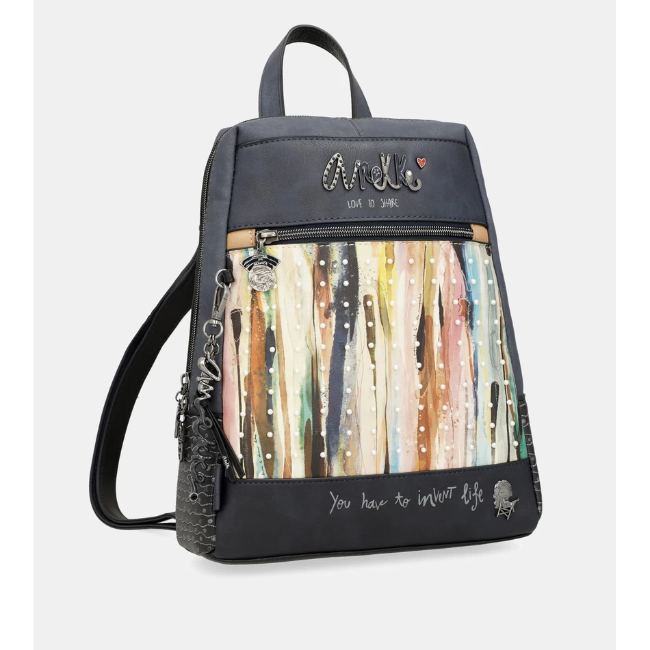 Anekke Studio תרמיל פנינה כחול כהה