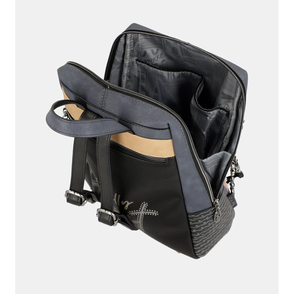 Anekke Studio תרמיל פנינה כחול כהה