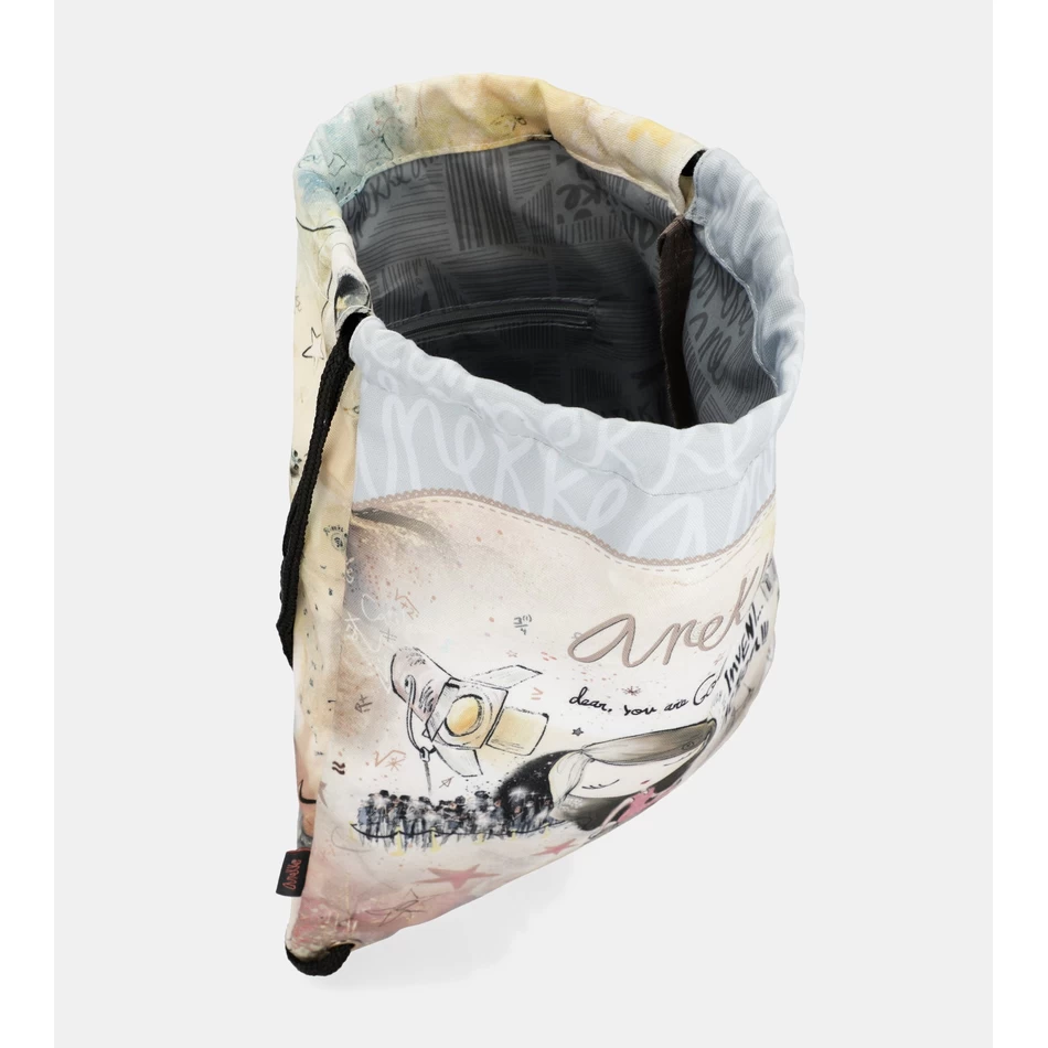 Anekke Hollywood fabric drawstring backpack