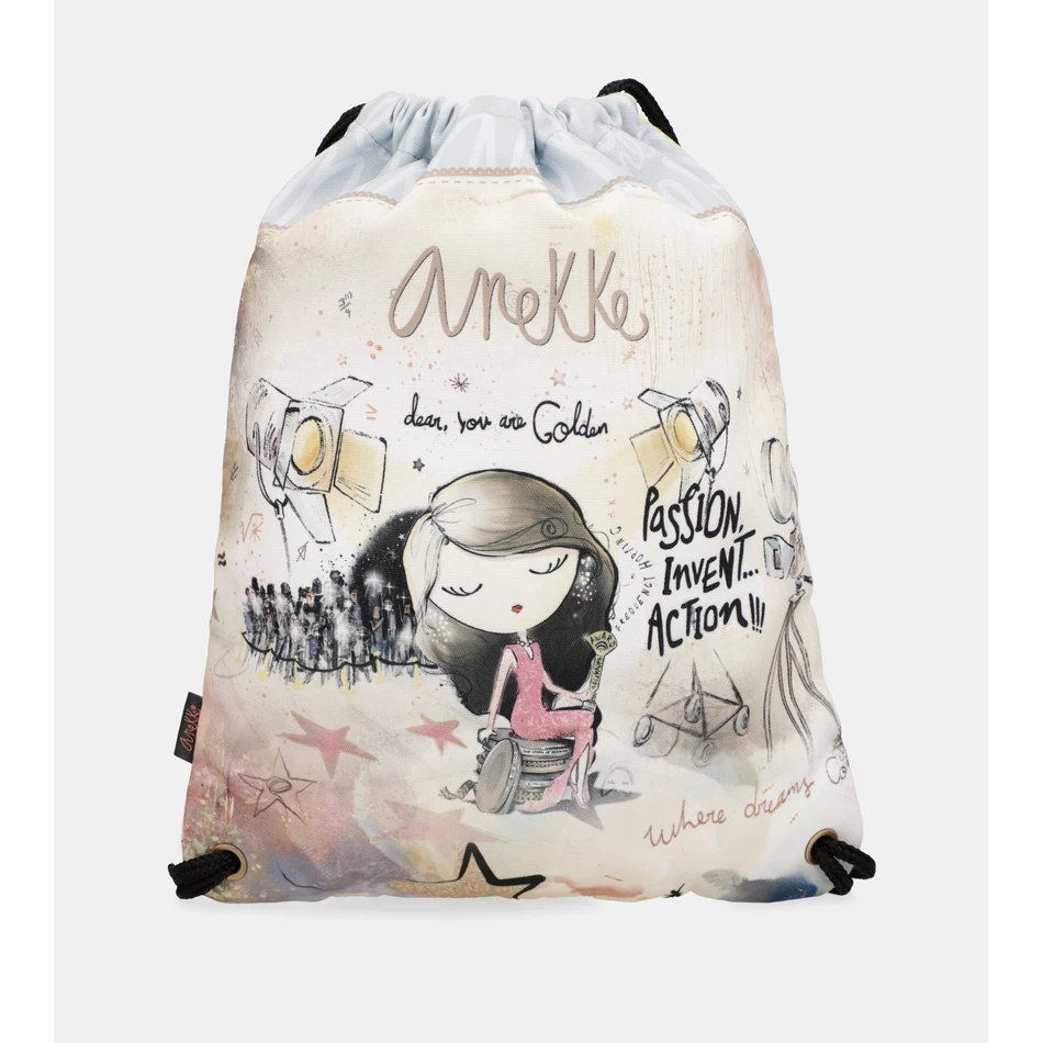 Anekke Hollywood fabric drawstring backpack