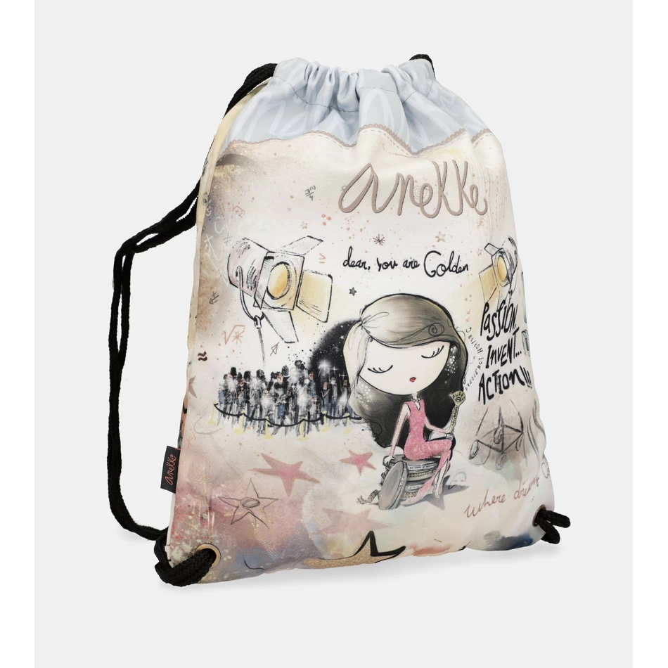 Anekke Hollywood fabric drawstring backpack