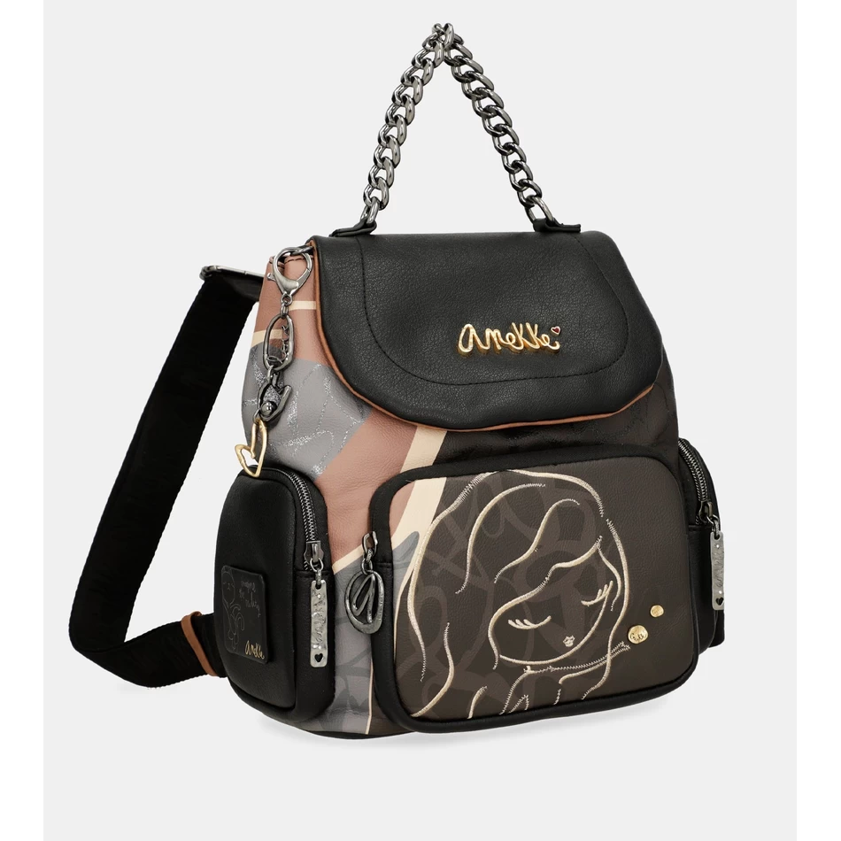 Anekke Heartbeat flap backpack