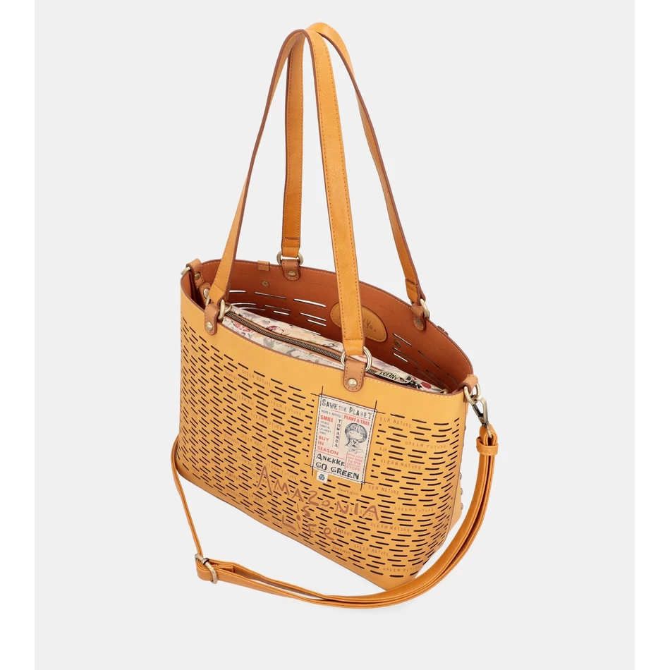 Anekke Nature Pachamama Ocker Große Einkaufstasche