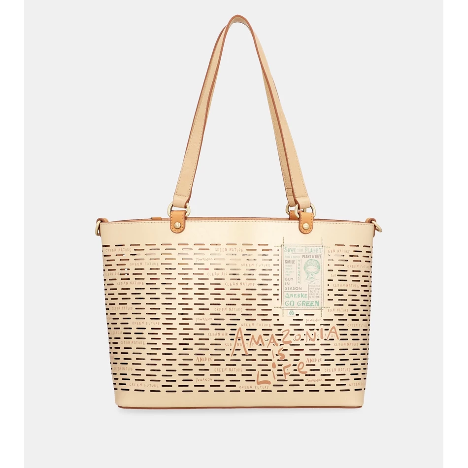 Anekke Nature Pachamama Iso Kultainen Laukku